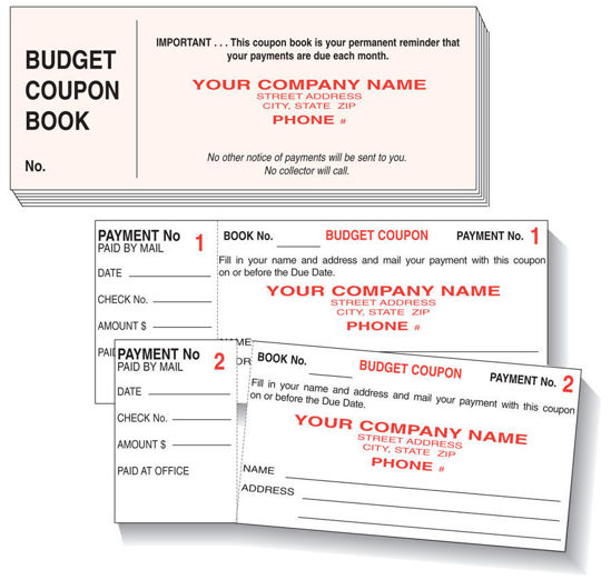 Your store. BCB10 Monthly Budget Payment Coupons