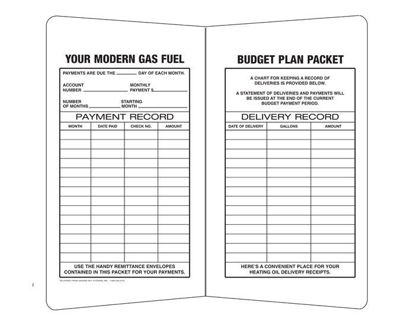 Picture of #26A12 Budget Packet for Propane