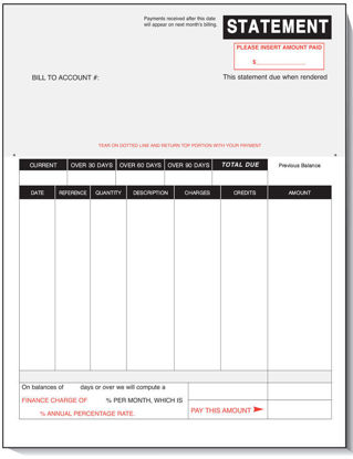 Picture of WS-401 Statement for Market Line Software