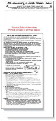 Picture of EMTLPGS -  Universal electronic meter tickets for Propane 4" x 9.5" (short)