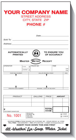 Picture for category Master/Veeder-Root Meter Tickets